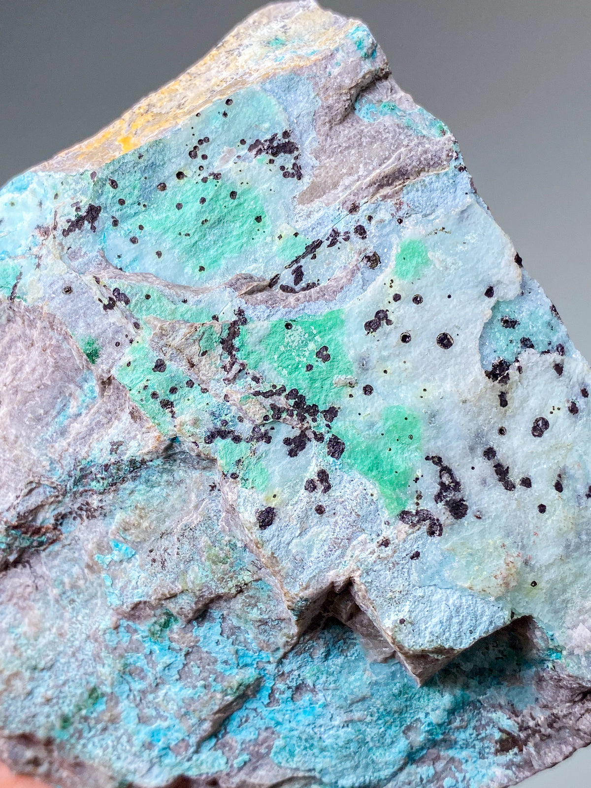 Druzy Chrysocolla-kluster (nr 1)