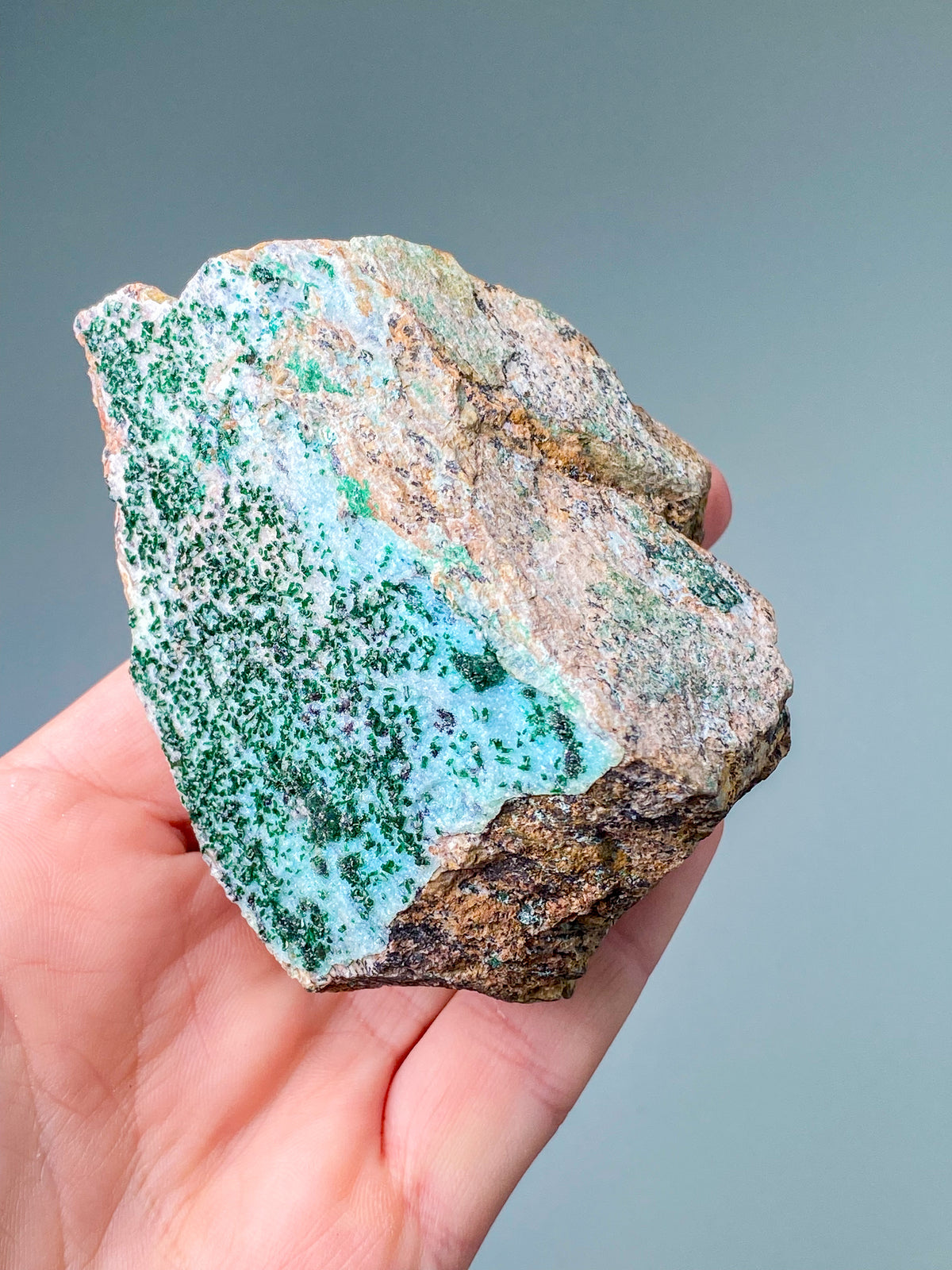 Druzy Chrysocolla-kluster (nr 2)