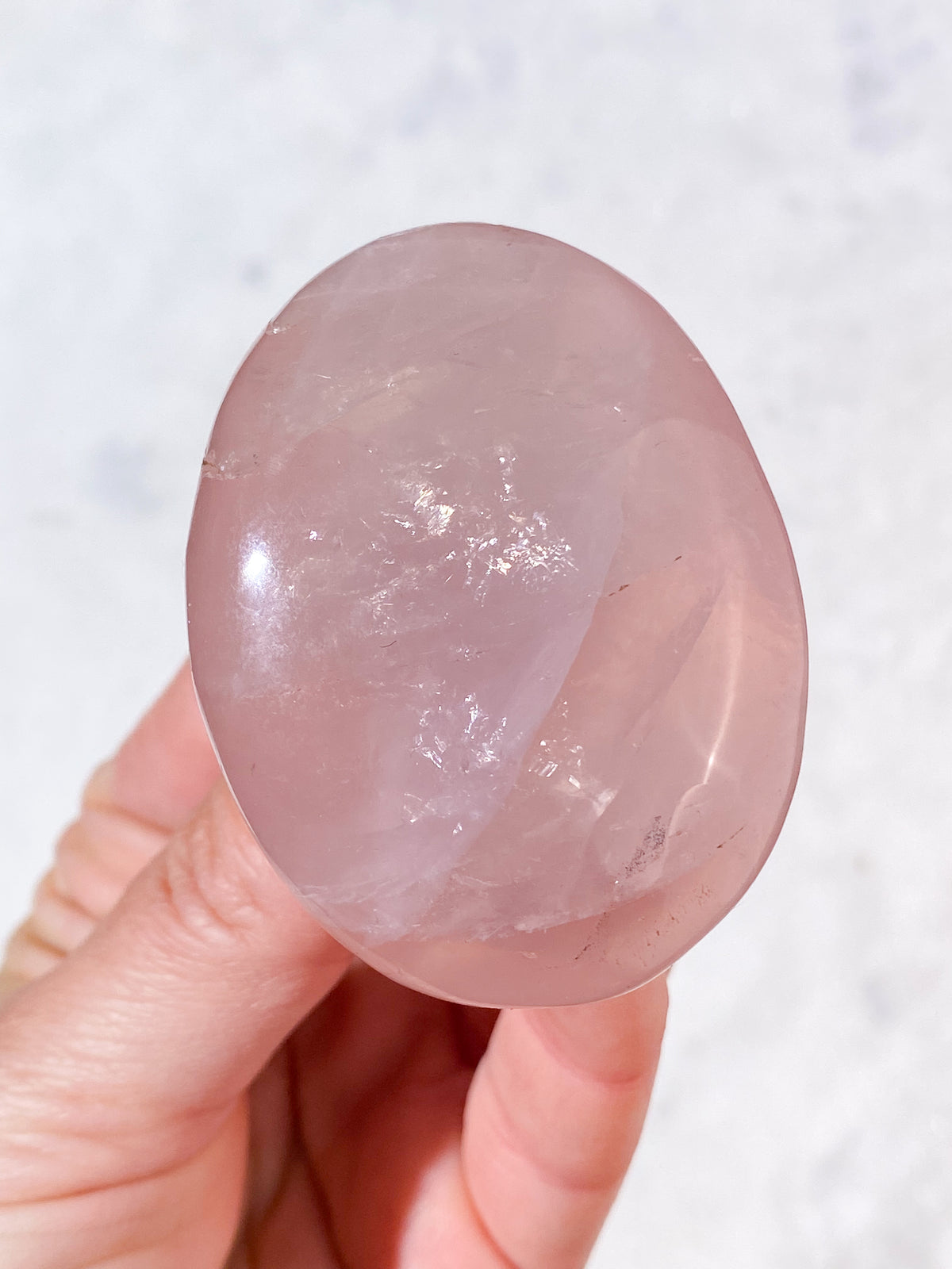 Rose Quartz Palmstone (nr 16)