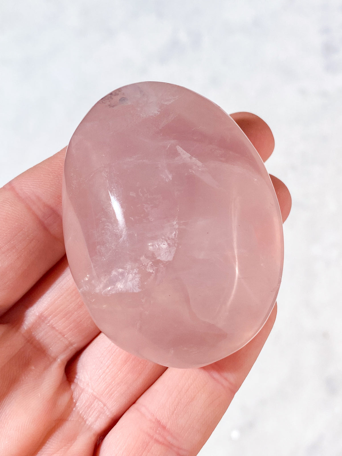 Rose Quartz Palmstone (nr 16)