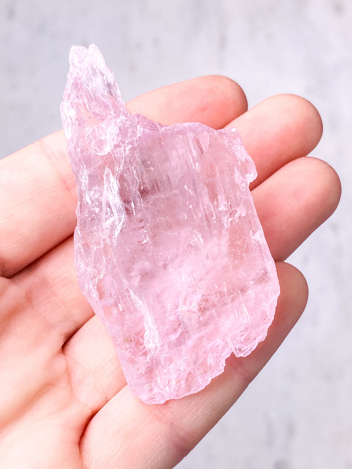 Kunzite Raw (nr 5) Exklusiv kvalitet