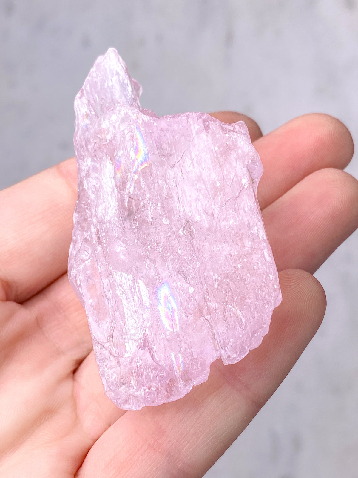 Kunzite Raw (nr 5) Exklusiv kvalitet