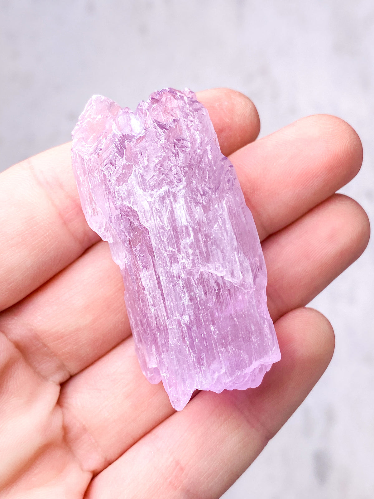 Kunzite Raw (nr 6) Exklusiv kvalitet