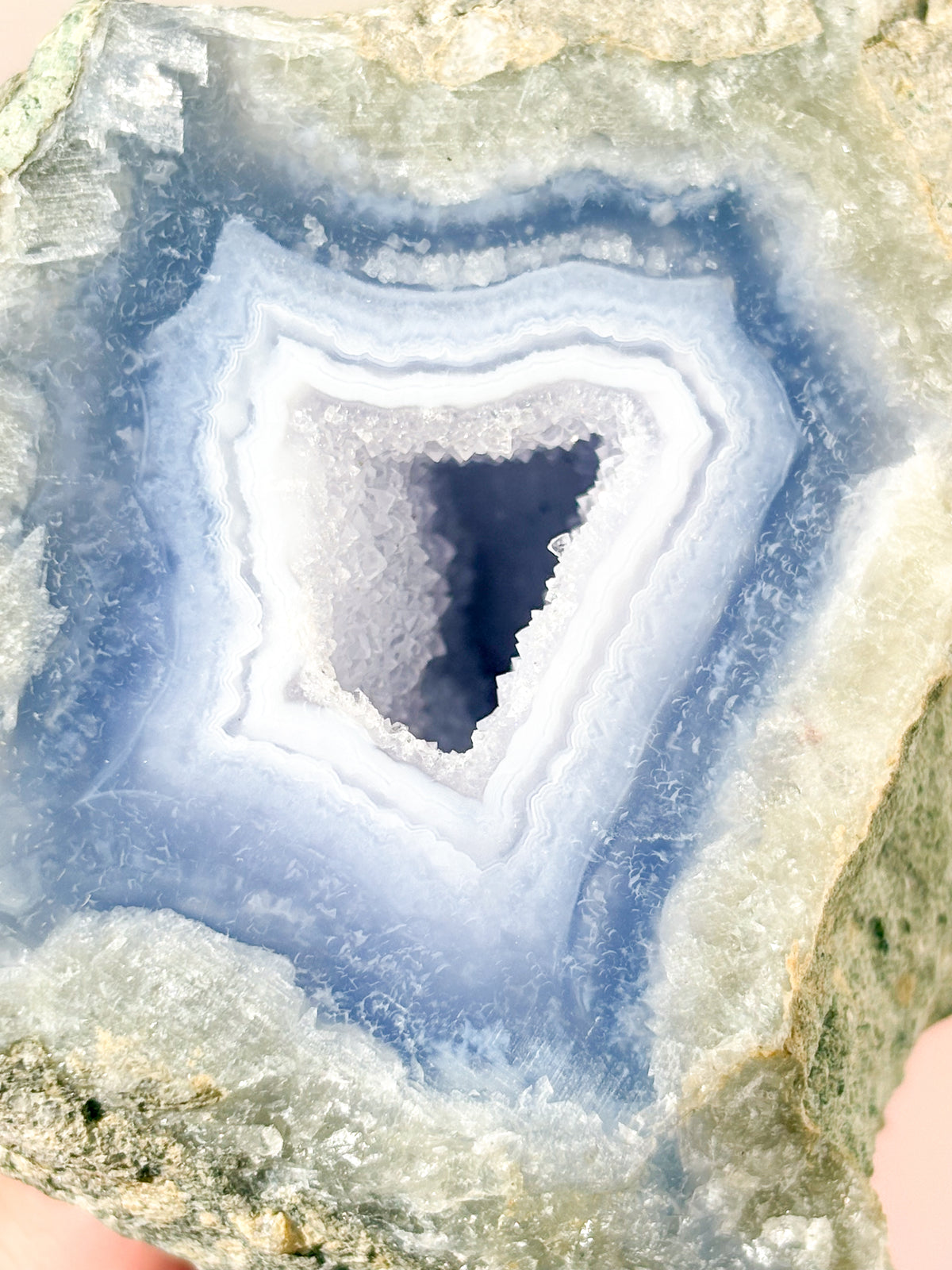 Druzy Blond Agat Freeform (Nr. 16)