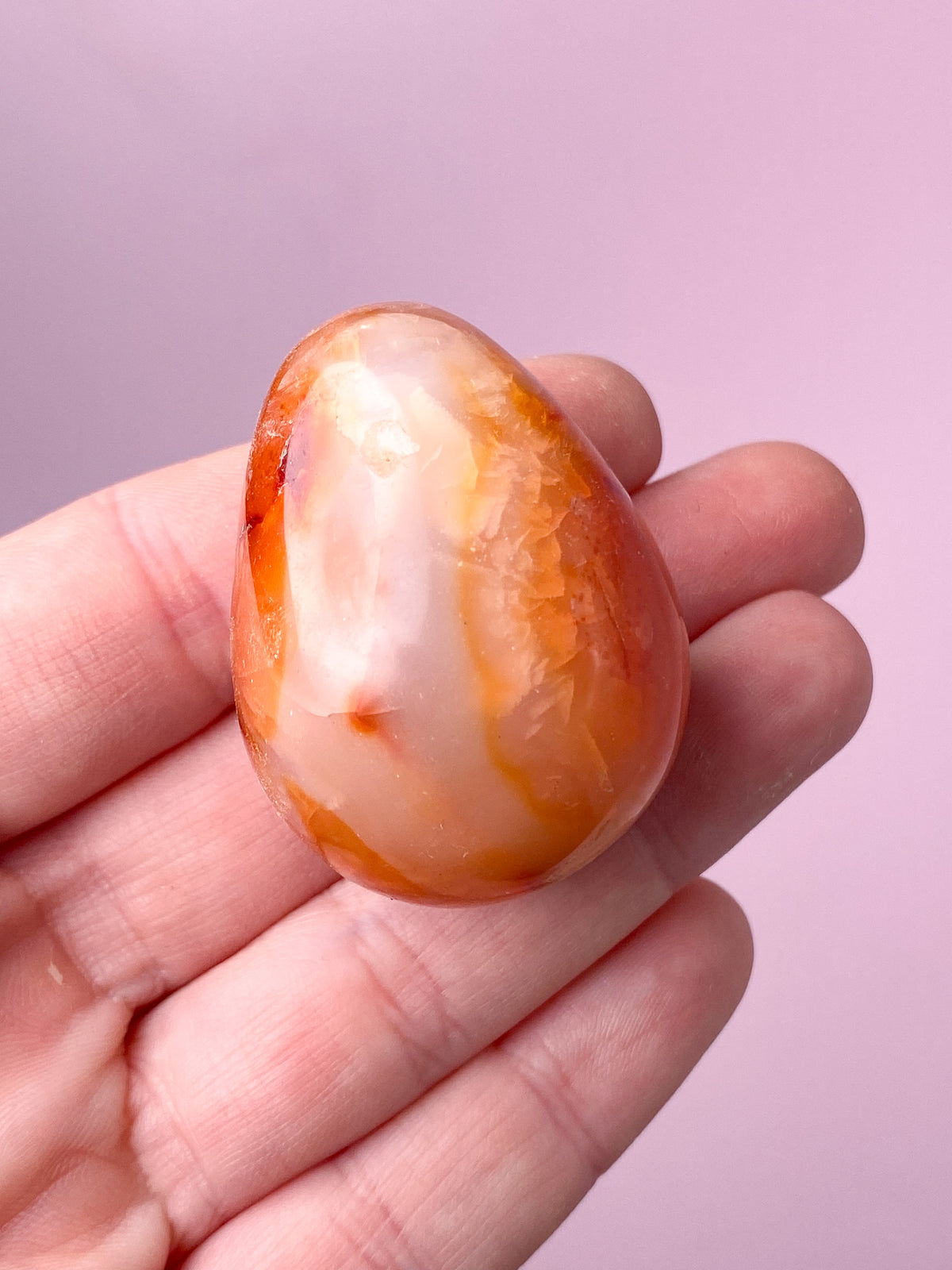 Karneol Ägg (Nr 20)