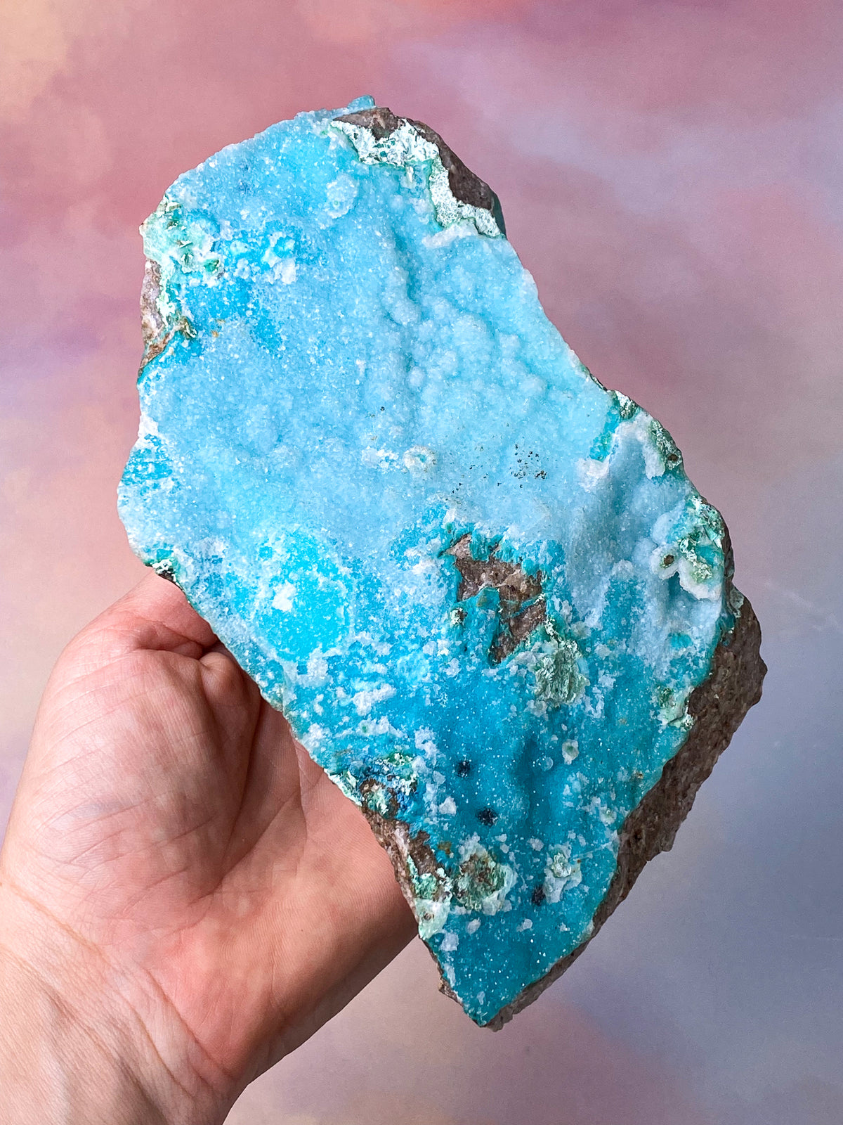 Giant Druzy Chrysocolla (nr 1)
