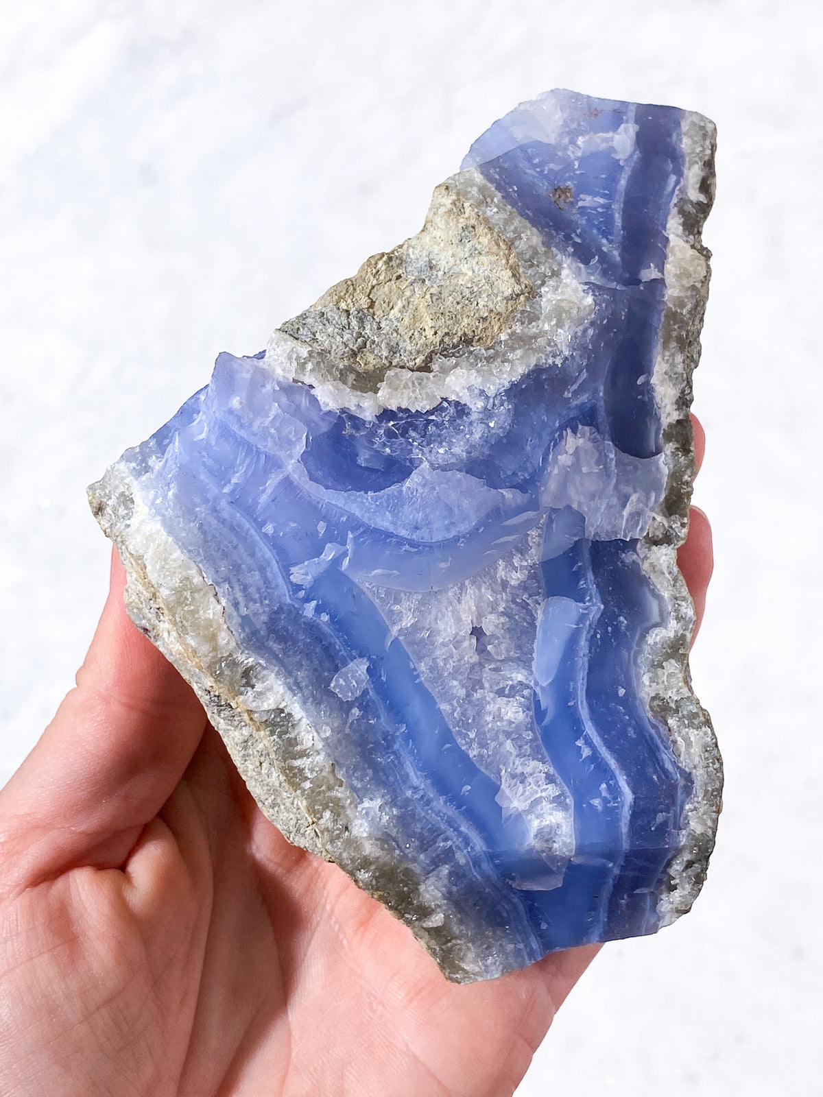 Druzy Blond Agat Rå (Nr. 23)