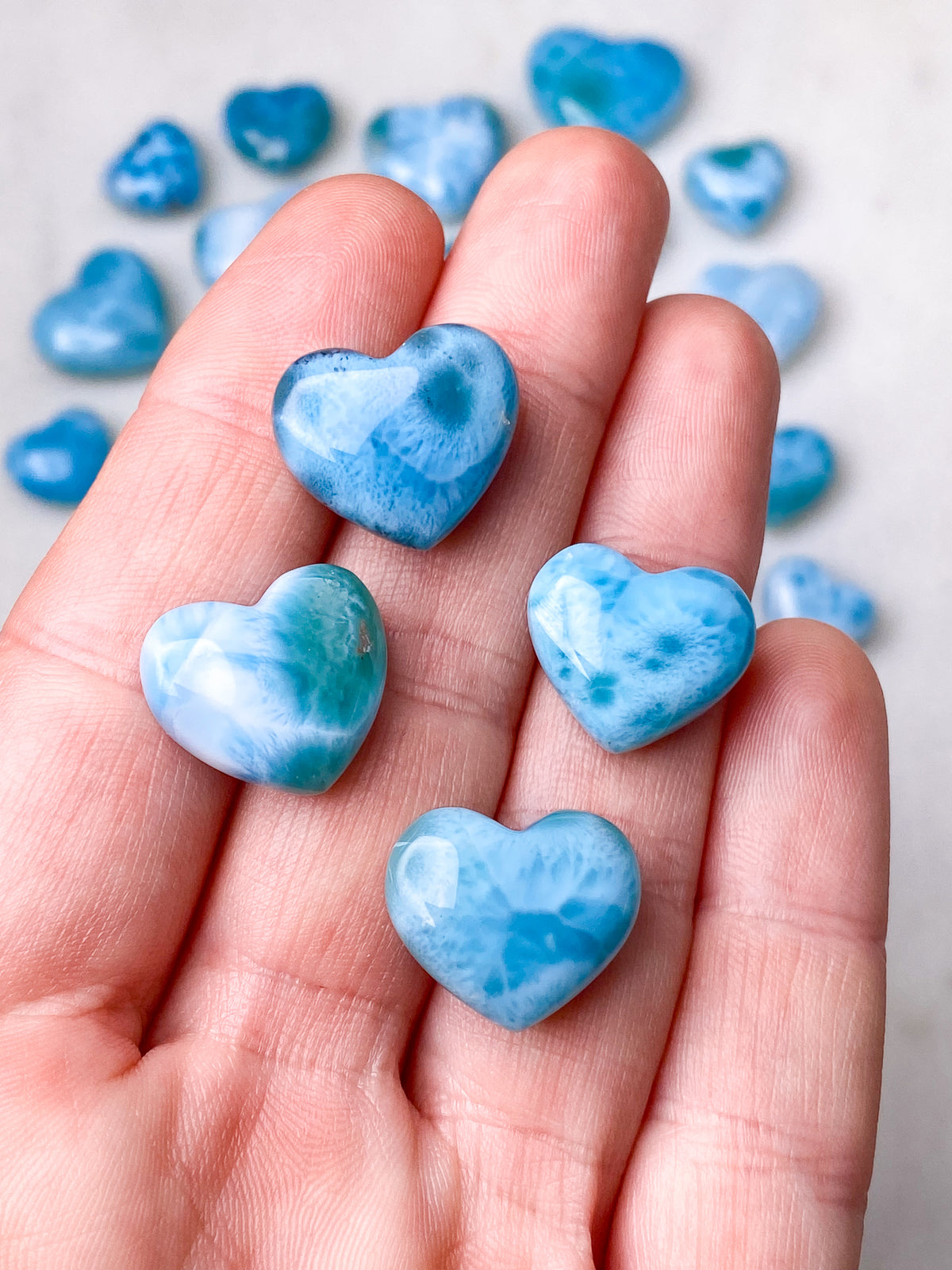 Larimar Heart - Exklusiv kvalitet