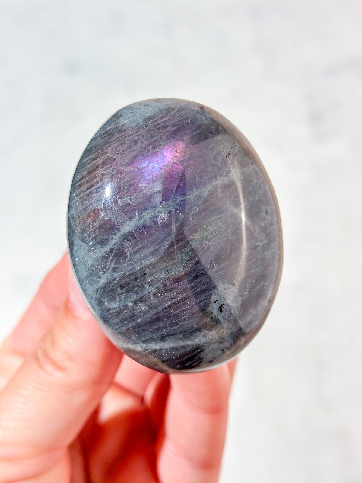 Liten labradorit palmstone (nr 4)