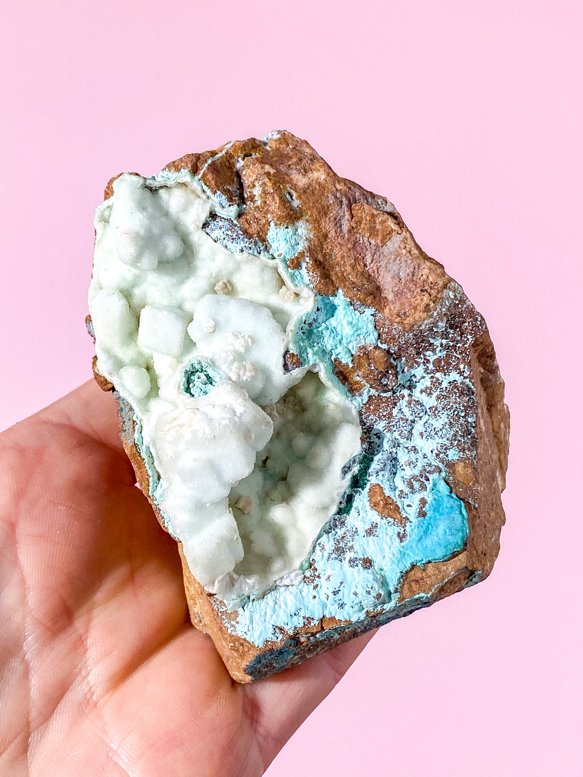 Druzy Vit Smithsonitkluster (Nr. 4)