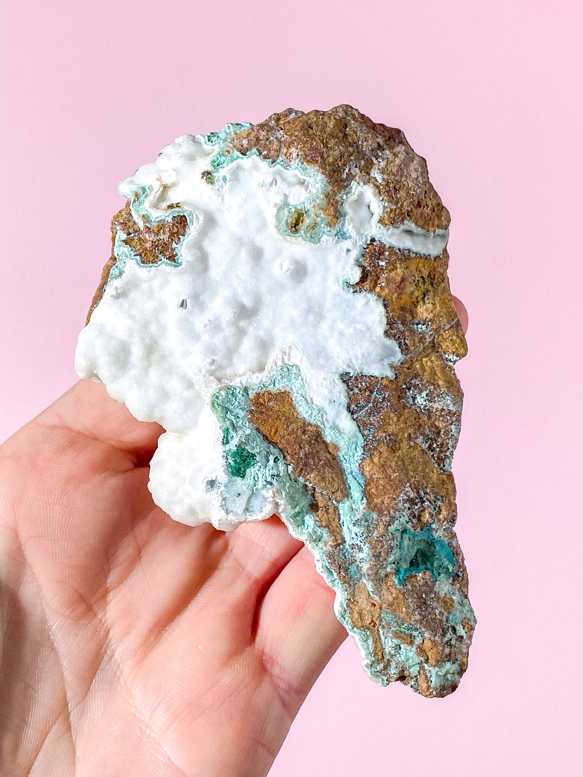 Druzy Vit Smithsonite Kluster (Nr. 7)