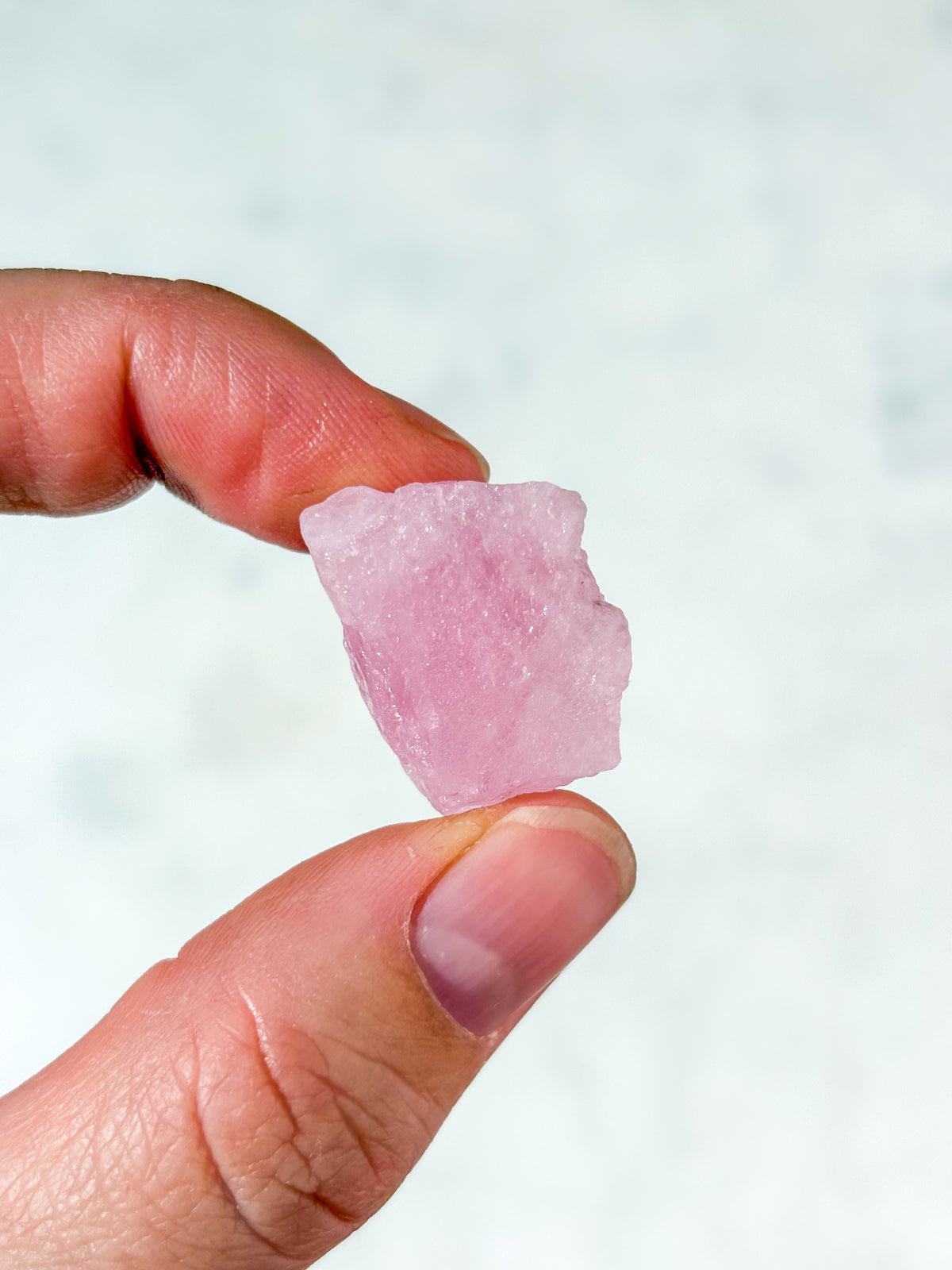 Rå rosa morganit (nr 2)