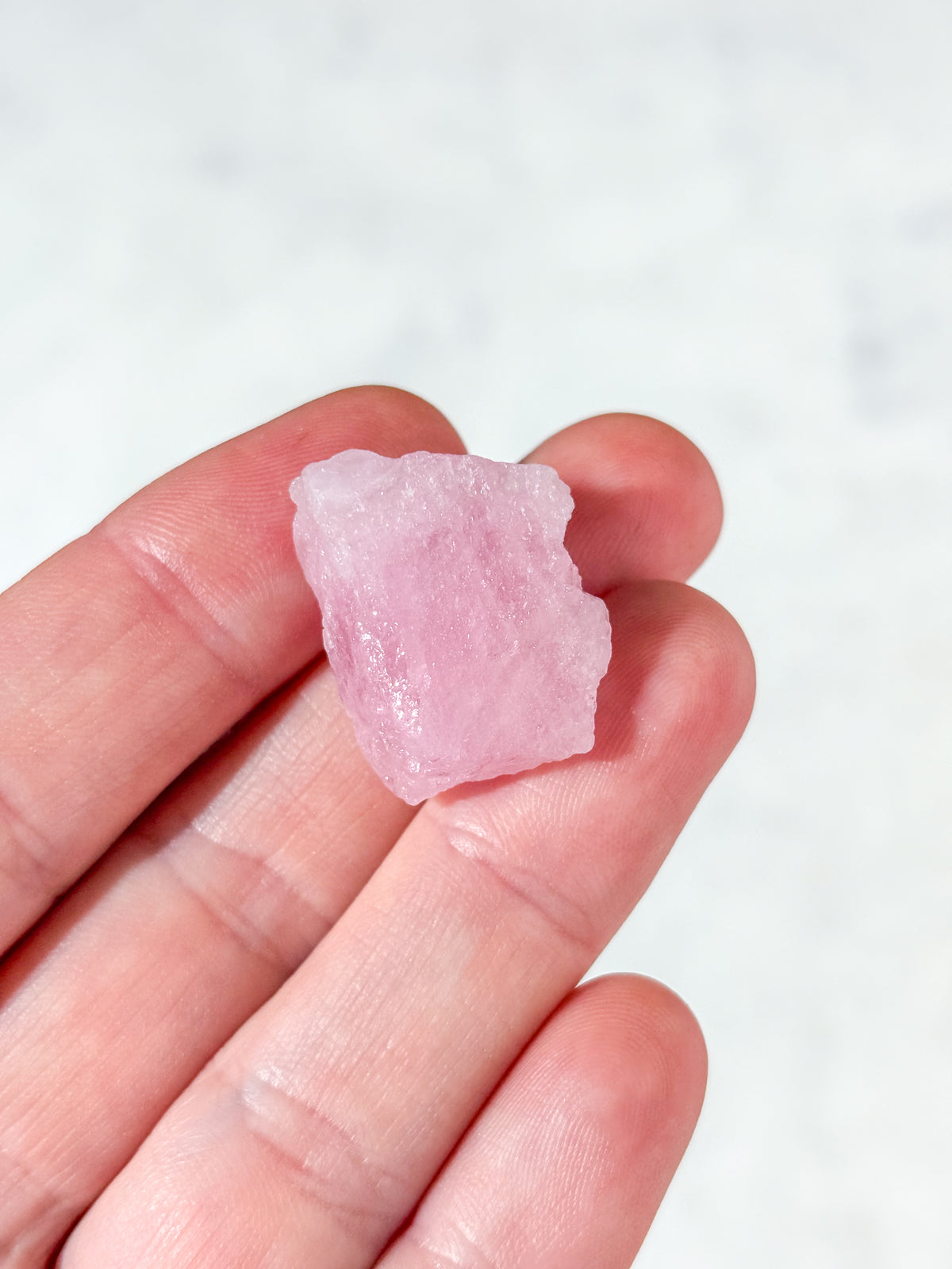 Rå rosa morganit (nr 2)