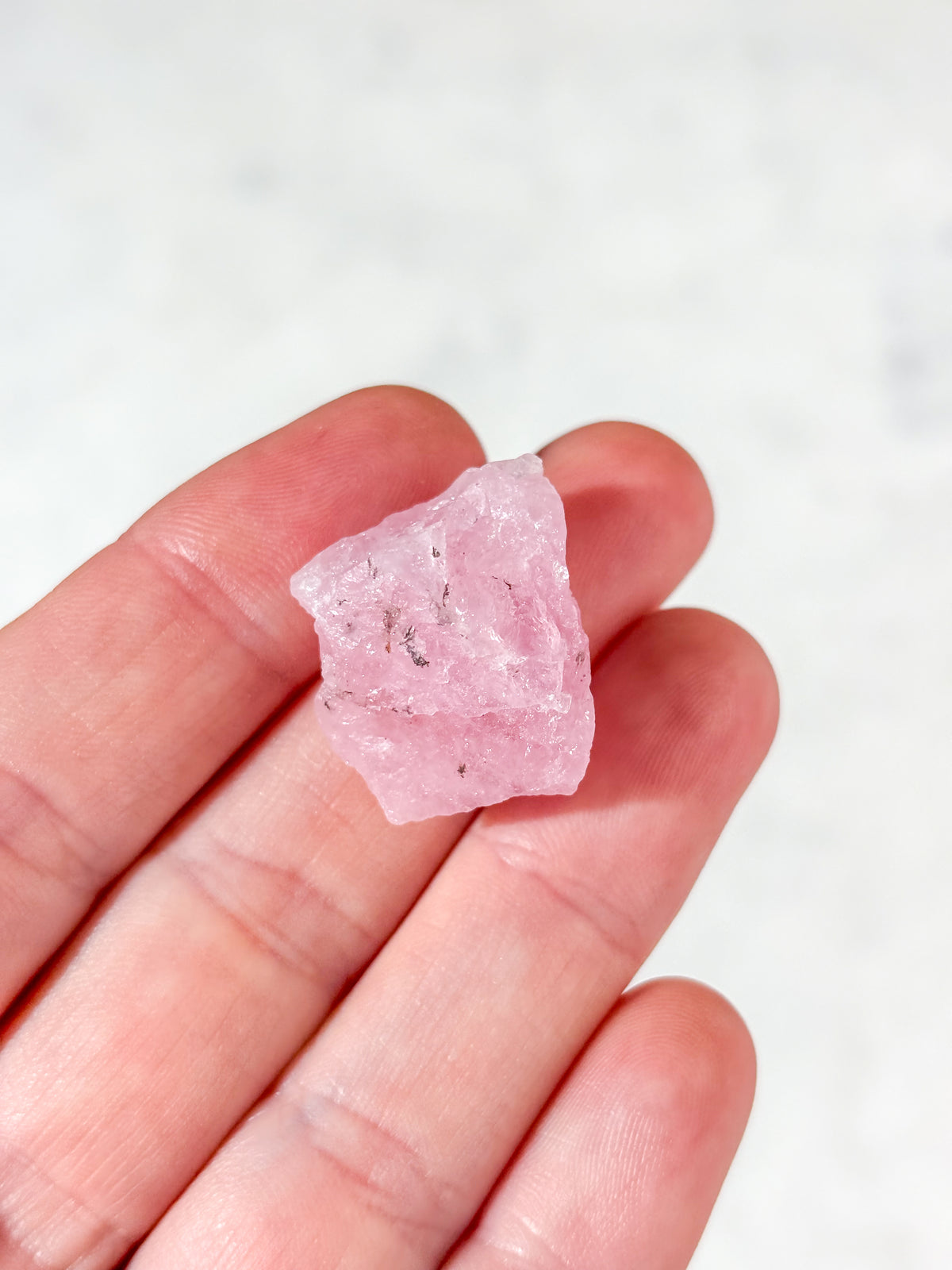 Rå rosa morganit (nr 2)