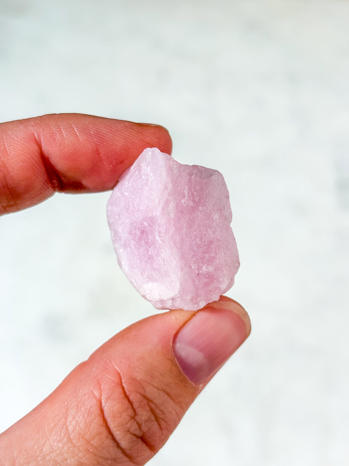 Rå rosa morganit (nr 4)