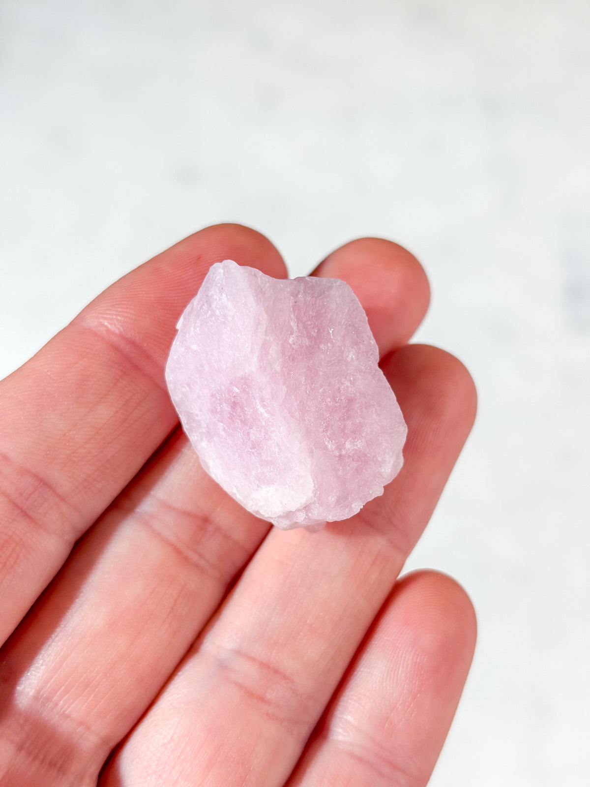 Rå rosa morganit (nr 4)