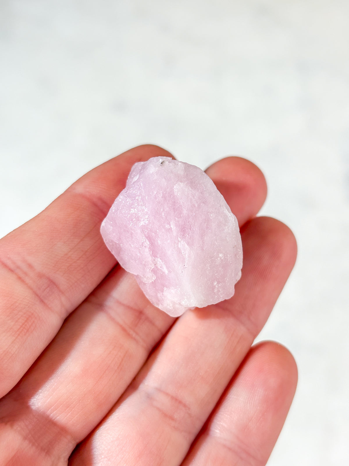 Rå rosa morganit (nr 4)
