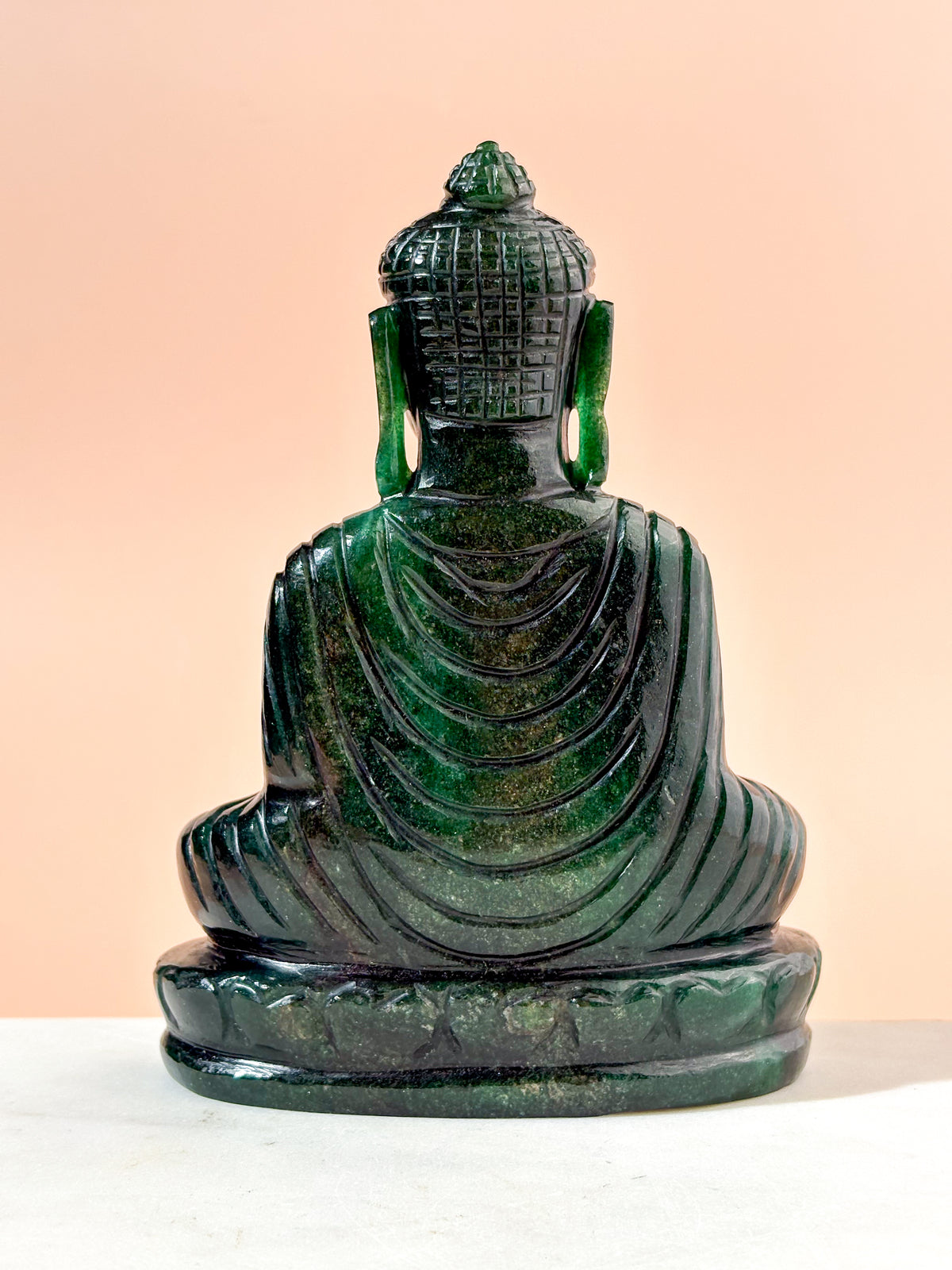 Grön aventurin-buddha (nr 1)