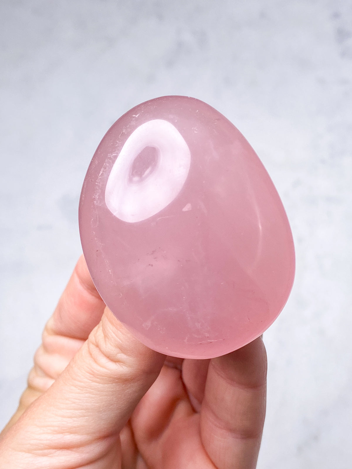 Rose Quartz Palmstone (nr 14)