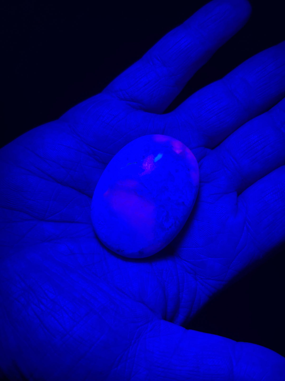 Hackmanit Palmstone (Nr 9) - UV Reaktiv