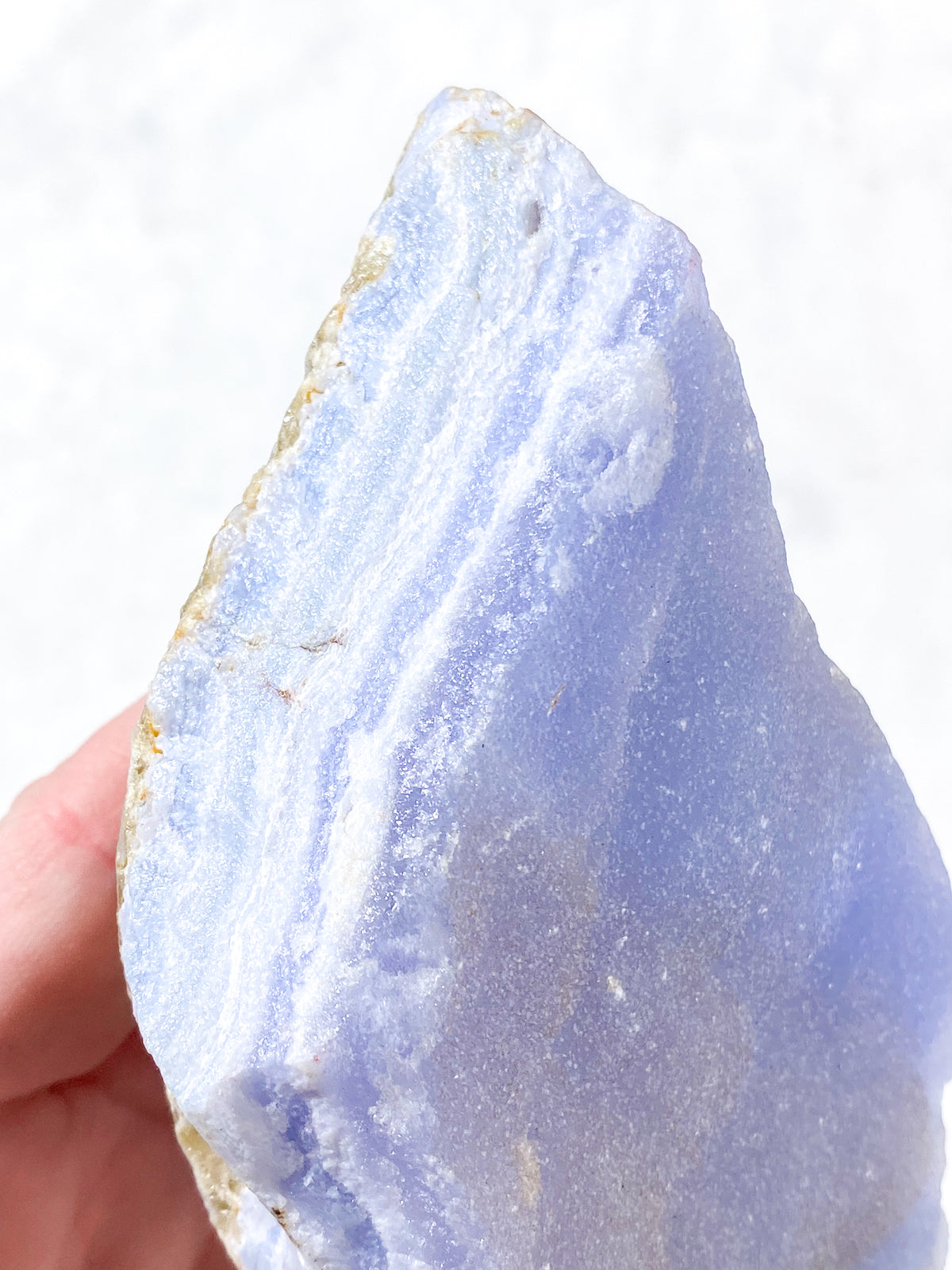 Druzy rå blond agat från Namibia (nr 6) sällsynt