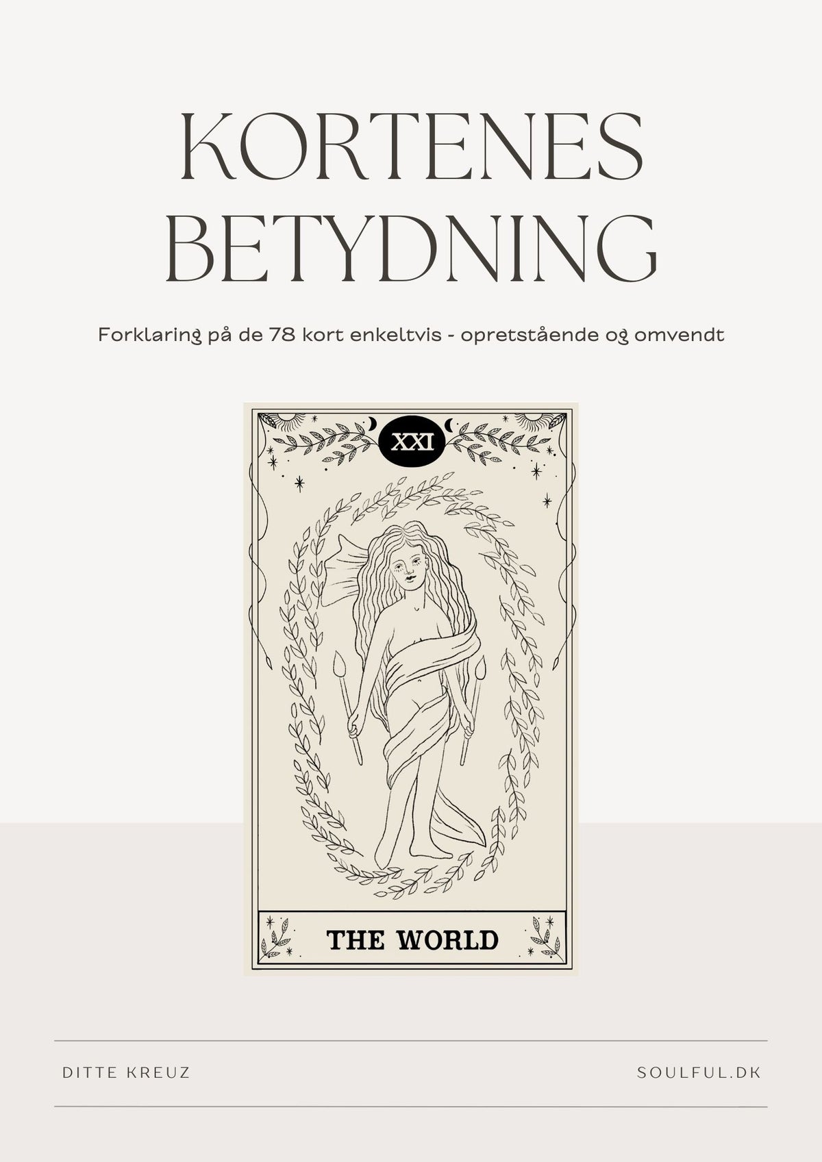 E-bok: Tarotkortens betydelse