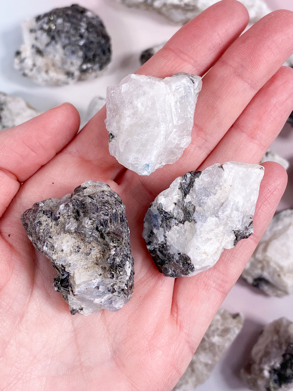 Rainbow Moonstone Palmstone