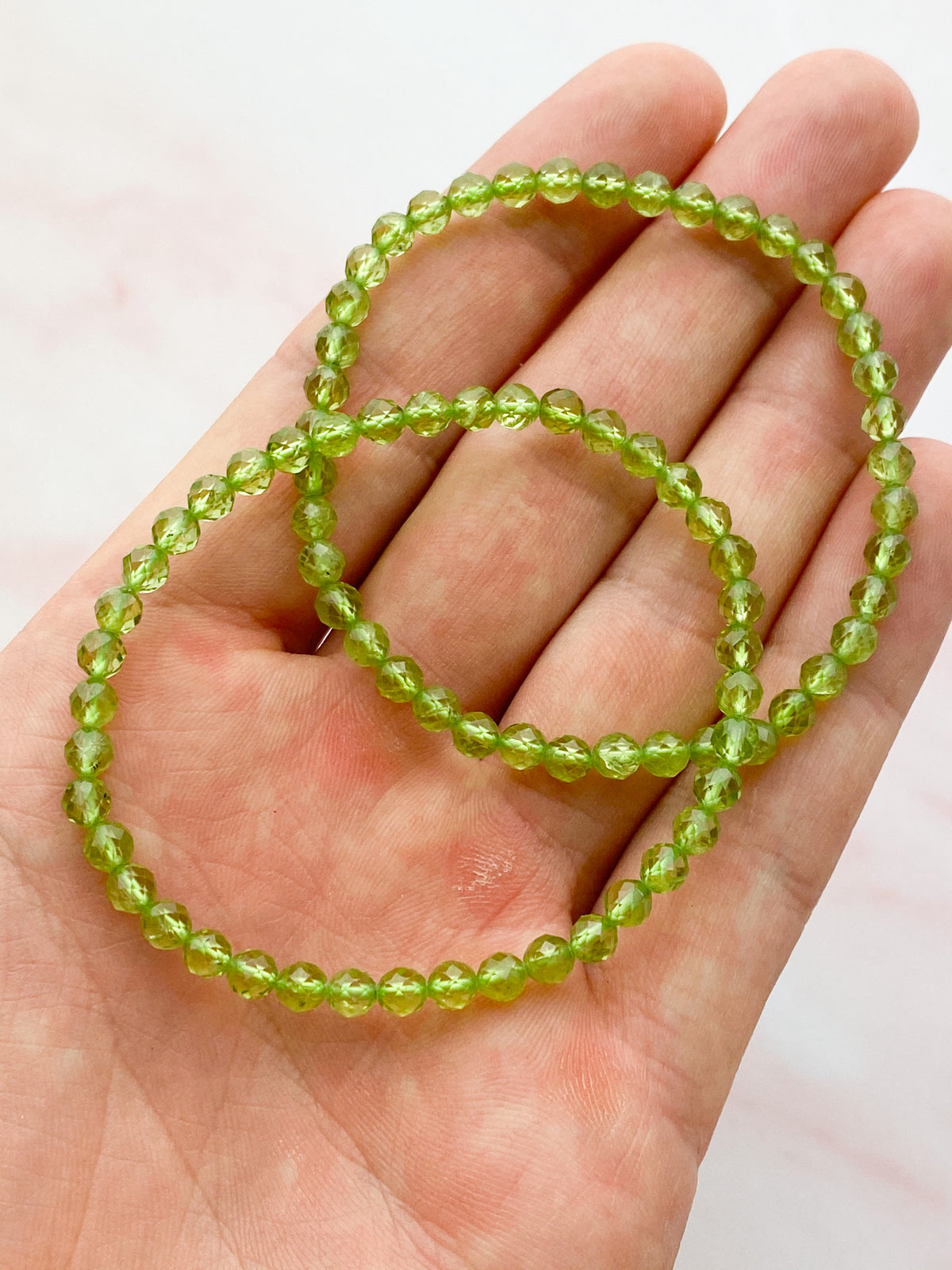 Peridot armband (fasett)